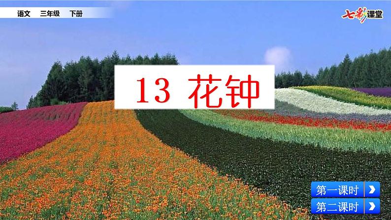 部编版三年级语文下册13 花钟课件03