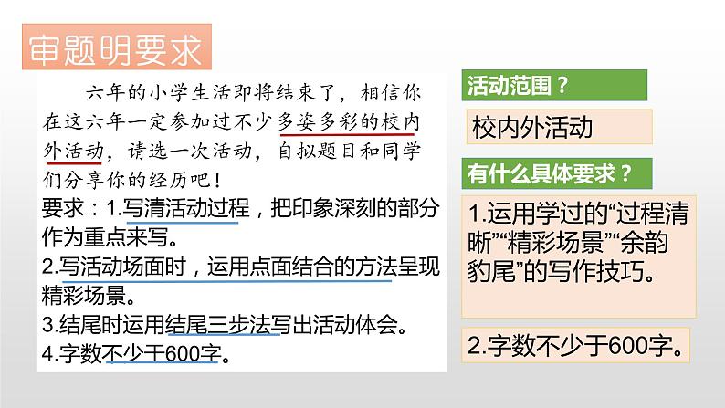 小升初作文指导——多彩活动课件PPT第3页