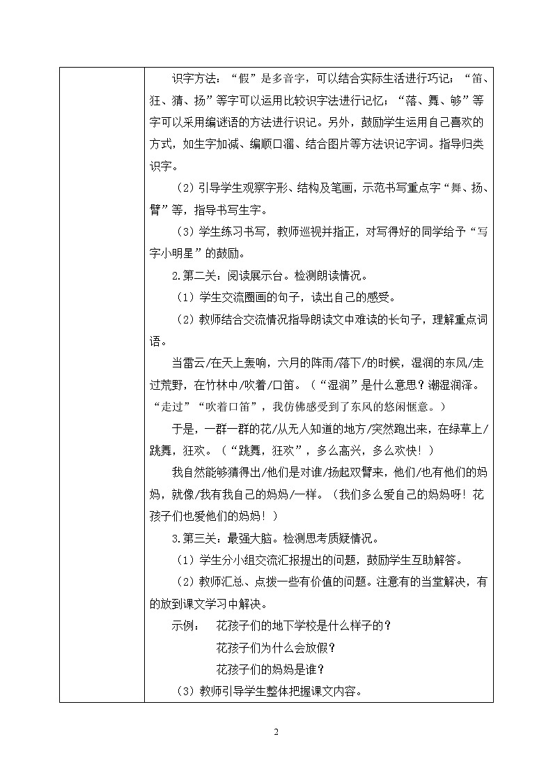 2《花的学校学》课件PPT+生字课件+教案+音视频素材02