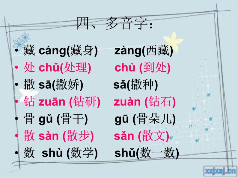 部编版小学二年级下册语文期中复习课件（1-4单元）08