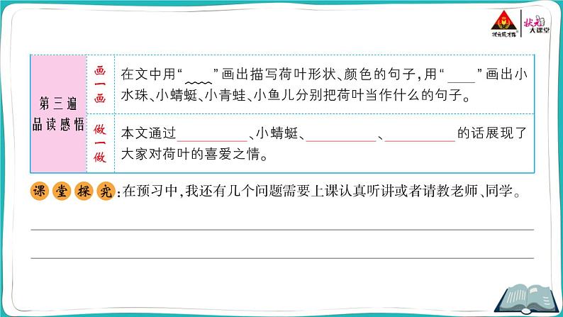 部编版语文一年级下册13 荷叶圆圆课件PPT第4页