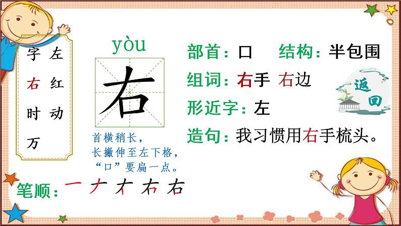 4.猜字谜 生字讲解课件(共10张PPT)第5页