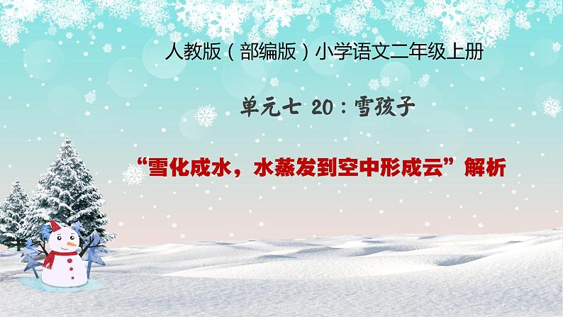 21.雪孩子 （课件）（11张）第2页