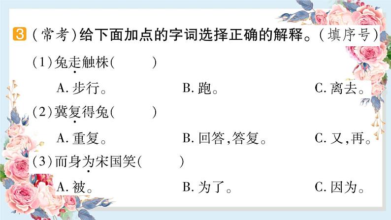 5 守株待兔   习题课件（16张）第5页