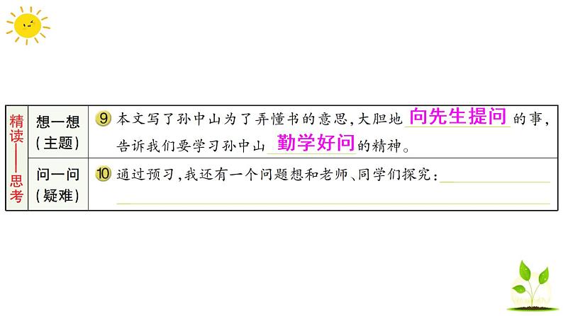 统编版三年级上册语文 -第一单元 学校生活 习题课件  (图片版  3份打包)04