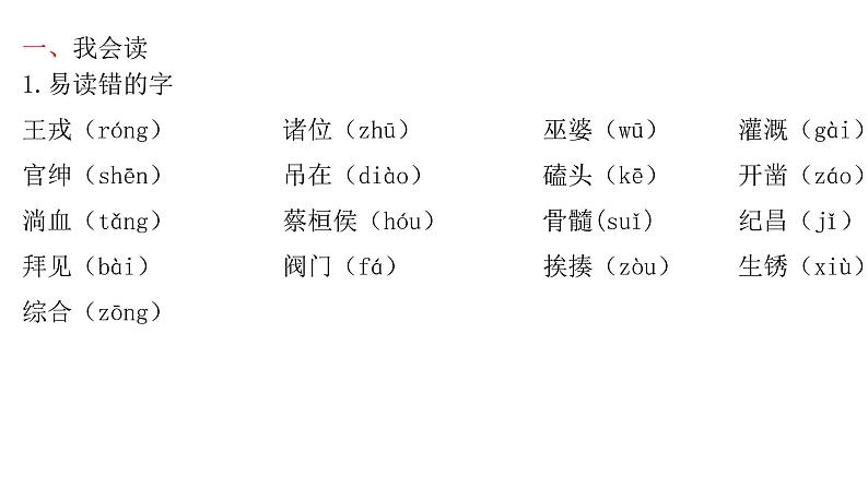 第八单元 知识盘点第2页