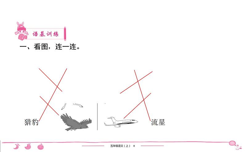 2020-2021学年五年级上册部编版语文习题课件 第2单元 7　什么比猎豹的速度更快第2页