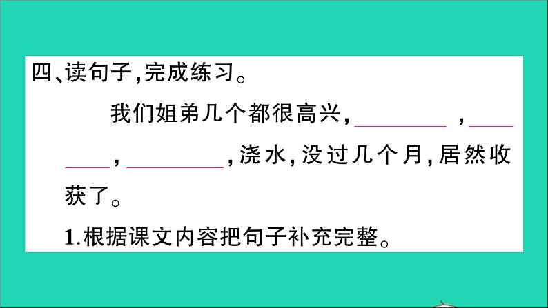广东地区五年级语文上册第一单元2落花生作业课件新人教版第5页