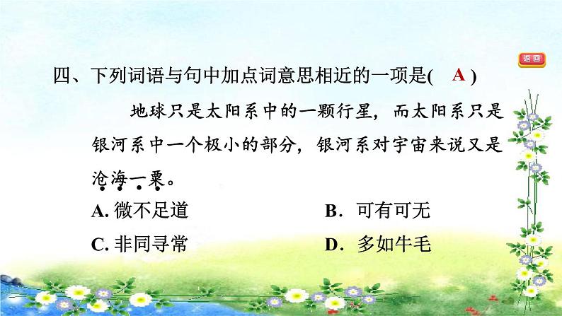 10.宇宙生命之谜 习题课件（共22张PPT）第5页