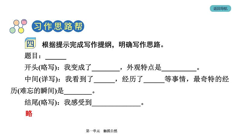 部编版语文六年级上册 第1单元 习作 语文园地 训练提升课件（共16张PPT）第7页