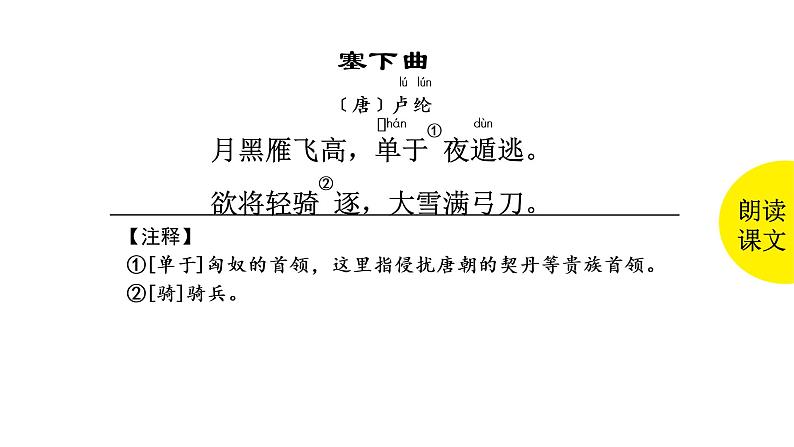 22.古诗三首课件 部编版语文四年级下册05