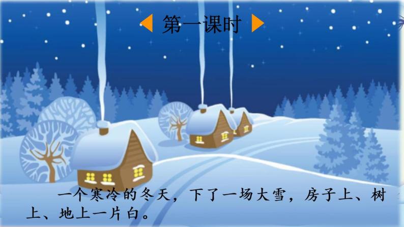 部編版二年級語文上冊 第七單元 21 雪孩子 課件02