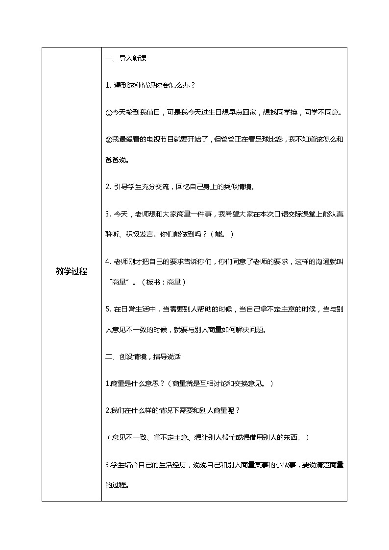 《口语交际：商量》课件+教案02