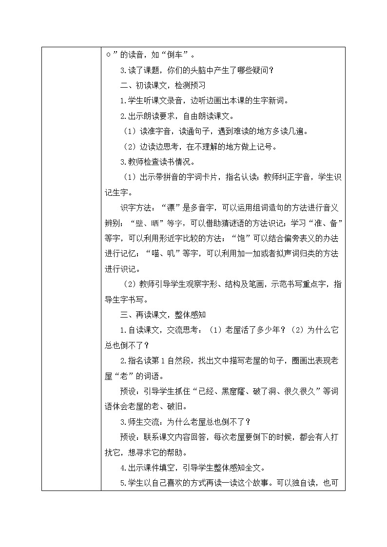 12《总也倒不了的老屋》课件PPT+生字课件+教案+音视频素材02