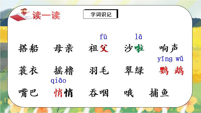 15《搭船的鸟》课件PPT+生字课件+教案+音视频素材04