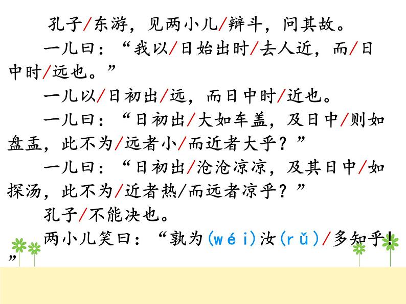 六年级下册语文课件-14文言文两则：两小儿辩日(共18张PPT) (1)04