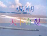 四年级语文上册第1单元1观潮课堂教学课件2新人教版