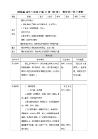 人教部编版五年级上册17 松鼠教案