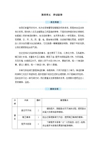 人教部编版四年级上册第四单元12 盘古开天地教学设计