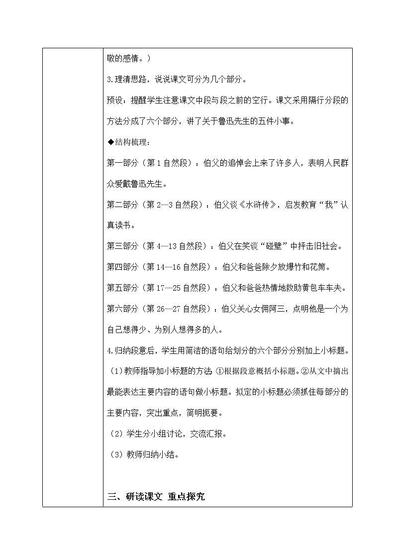 六年级上册《我的伯父鲁迅先生》课件PPT+教案+练习（含音视频素材）03