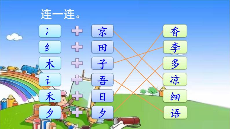 语文一年级下册6 古对今多媒体教学ppt课件-教习网|课件下载