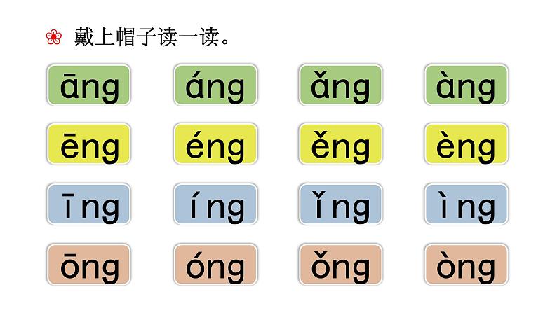 部编版语文一年级上册汉语拼音《ɑng-eng-ing-ong》　课件第4页