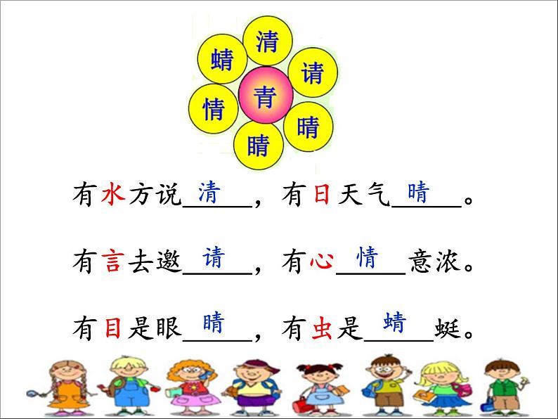 一年级下册语文课件-识字13小青蛙（第二课时）(共19张PPT)第8页