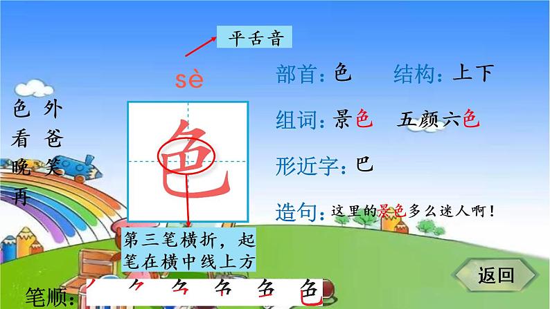 部编版小学语文一年级下册9夜色课件03