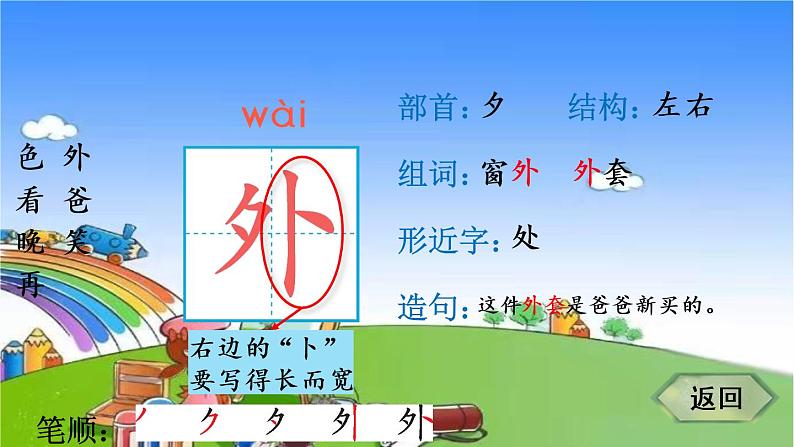 部编版小学语文一年级下册9夜色课件04