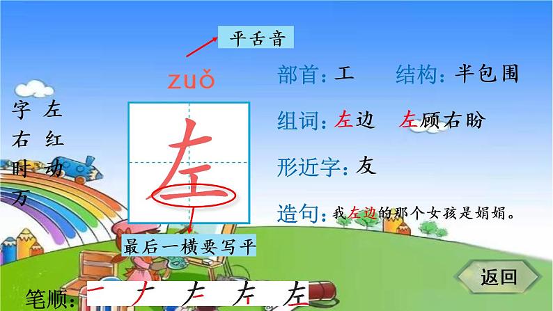 小学语文一年级下册识字4猜字谜笔顺课件04