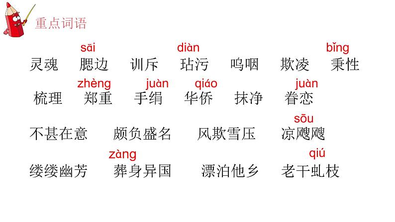 统编人教版小学语文五年级下册4.梅花魂教学课件04