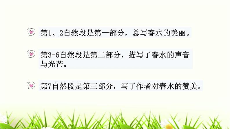 统编人教版小学语文四年级下册4三月桃花水教学课件08