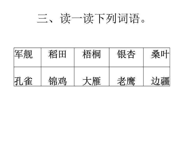 二年级上册语文 《语文园地二》海南   新课程课堂同步练习册课件第3页