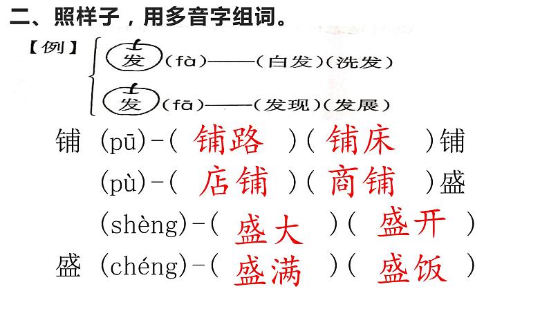 二年级上册语文 《难忘的泼水节》 海南 新课程课堂同步练习册课件第3页