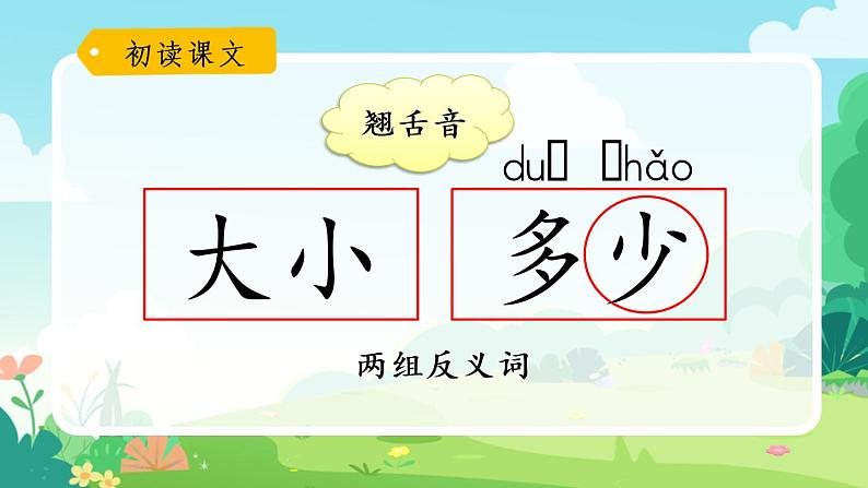 一年级上册语文部编版一年级上册语文部编版02 教学课件_大小多少（第1课时）第4页