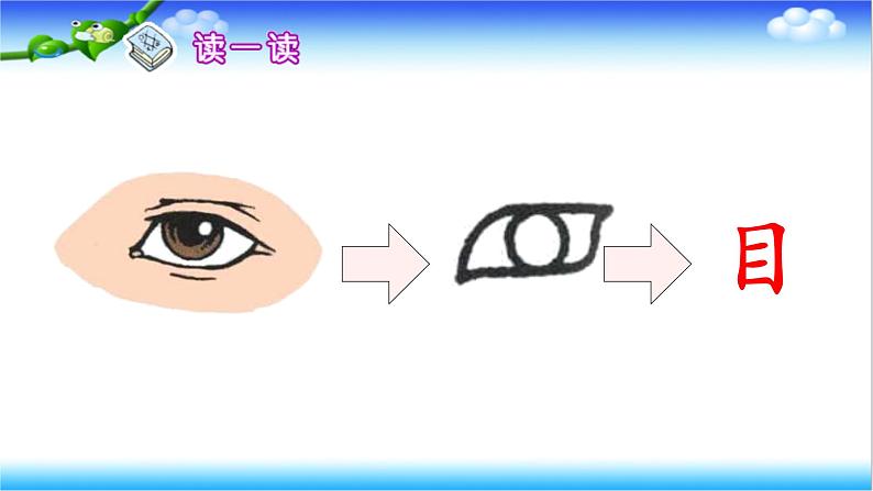 一年级上册语文部编版03 教学课件_口耳目1第6页