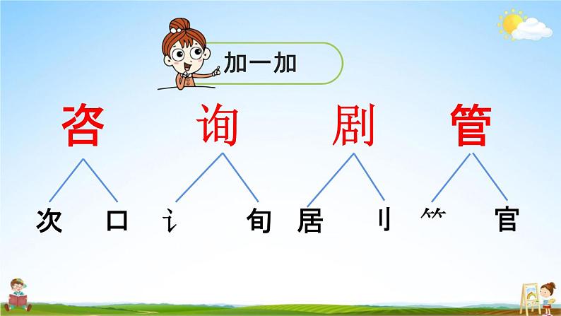 人教统编版二年级语文下册《语文园地一 第1课时》教学课件PPT小学公开课第7页