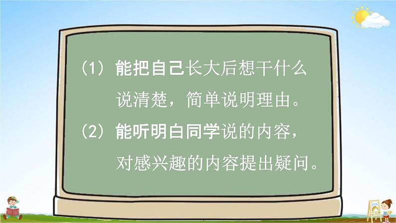 人教统编版二年级语文下册《口语交际：长大以后做什么》教学课件PPT小学公开课第3页