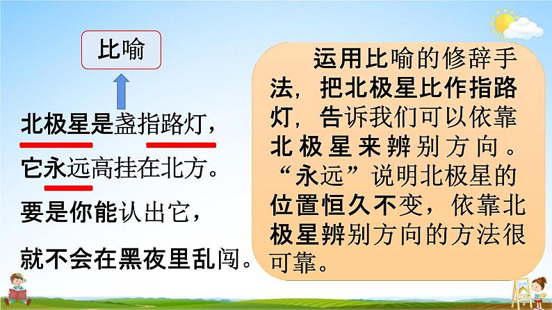 人教统编版二年级语文下册《17 要是你在野外迷了路 第2课时》教学课件PPT小学公开课第8页