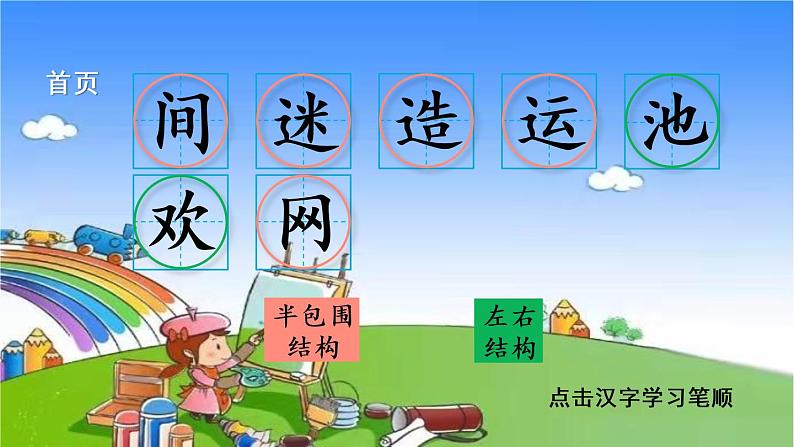 部编版语文一年级下册识字5动物儿歌笔顺课件第2页