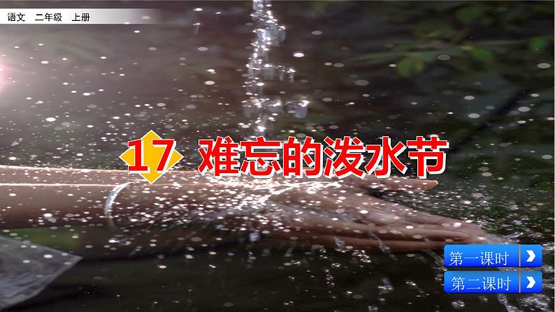 部编版五四学制二年级上册难忘的泼水节课件第2页