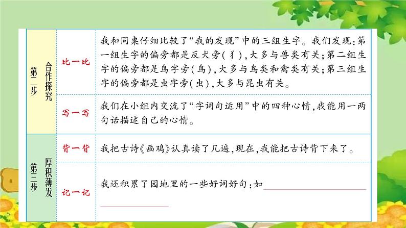 部编版小学语文一年级下册语文园地八习题课件03