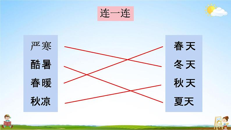 人教统编版一年级语文下册《6 古对今 第2课时》教学课件PPT小学公开课第7页