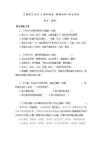 部编版六年级下册语文小升初基础专题专项突破标点符号（试题）（含答案）