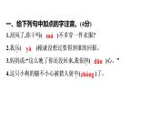 三年级上册语文作业课件-第四单元测试卷 部编版(共21张PPT)