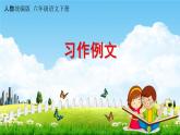 人教统编版六年级语文下册《第三单元 习作例文》教学课件PPT小学公开课