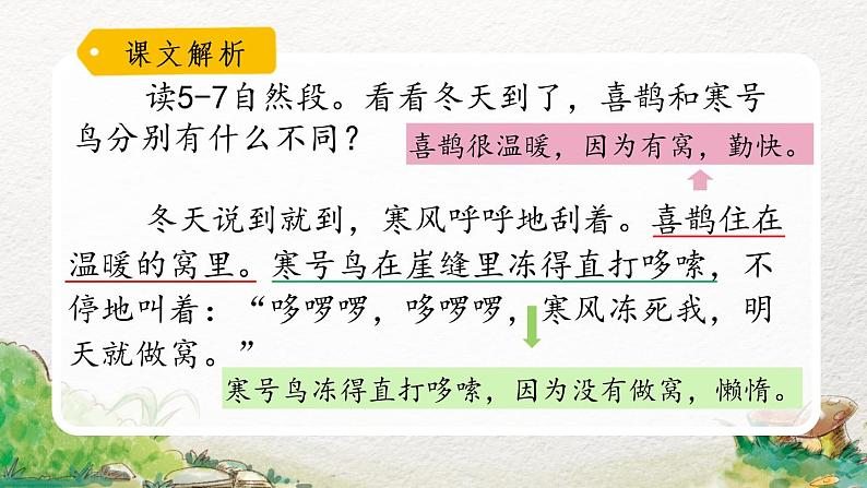 2022-2023学年二年级上册语文部编版02 教学课件_寒号鸟（第2课时）第3页