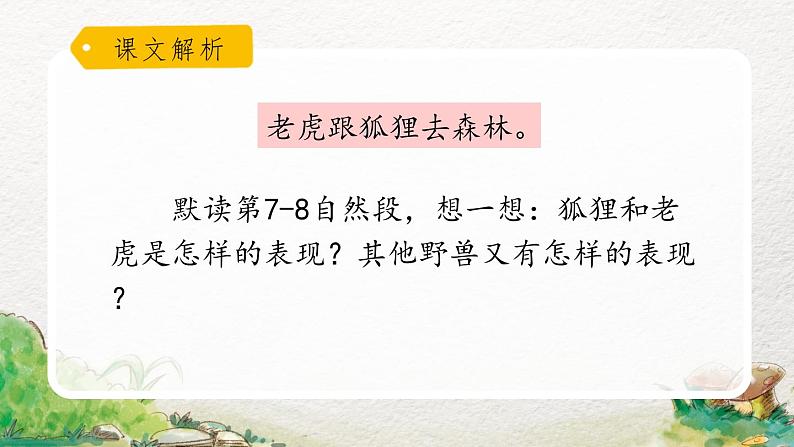 2022-2023学年二年级上册语文部编版02 教学课件_狐假虎威（第2课时）第3页