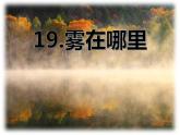 2022-2023学年二年级上册语文部编版03 教学课件_雾在哪里3