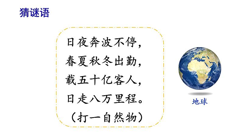 部编版语文六年级上册《只有一个地球》　课件01